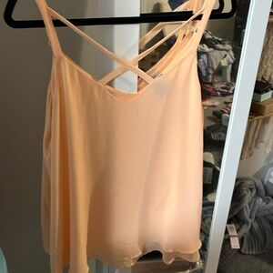 Peach dressy camisole